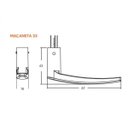 Ver imagem 4 de Fechadura 814/33 Preto Fosco Interna Carpi Stam