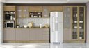 Ver imagem 1 de Armário de Cozinha Modulada Completa Reta 10 Peças 4,80m 284 Botanic Kappesberg