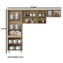 Ver imagem 5 de Cozinha Completa 4 Peças 10 Portas 2 Gavetas sem Tampo Sophia Aramoveis