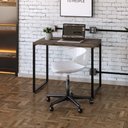 Ver imagem 2 de Mesa de Escritório Escrivaninha 90cm Dynamica Industrial C08 Carvalho Dark - Mpozenato