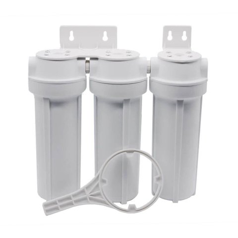 Kit Filtro Triplo + Chave 9.3/4 Branco Bbi