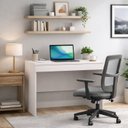 Ver imagem 1 de Escrivaninha Mesa com Gaveta MDF Belmax