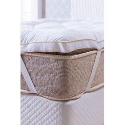 Pillow Top Toque de Plumas Casal Branco Niazitex - 1
