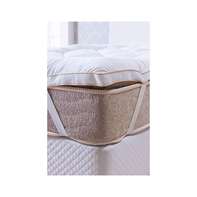 Pillow Top Toque de Plumas Casal Branco Niazitex