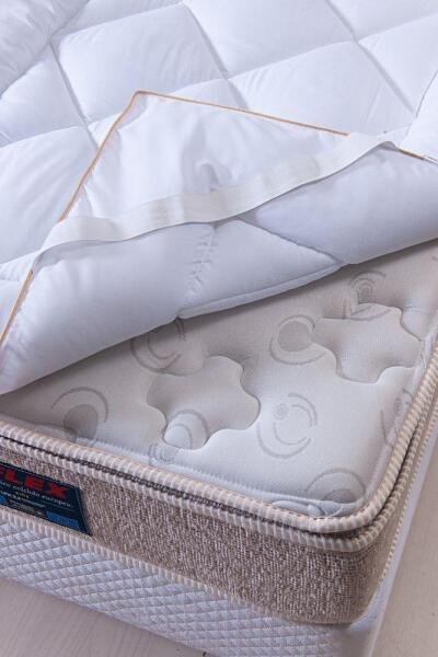 Pillow Top Toque de Plumas Casal Branco Niazitex - 5