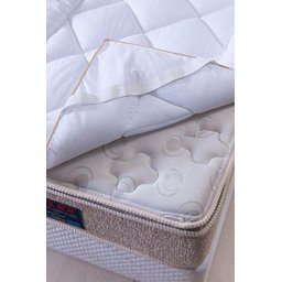 Pillow Top Toque de Plumas Casal Branco Niazitex - 5
