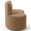 Ver imagem 6 de Sofá 2 Lugares 140cm Orgânico para Sala de Estar Living Larissa L02 Bouclê Mostarda - Lyam Decor