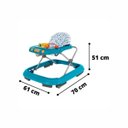 Ver imagem 2 de Andador Infantil Safari Tutti Baby Menino Bebe Criança Azul