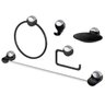 Acessorio Banho 5pc Pto/crom Herc - 1