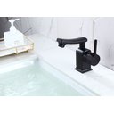 Ver imagem 1 de Torneira Lavabo Banheiro Monocomando Modena Preta Emma Decor