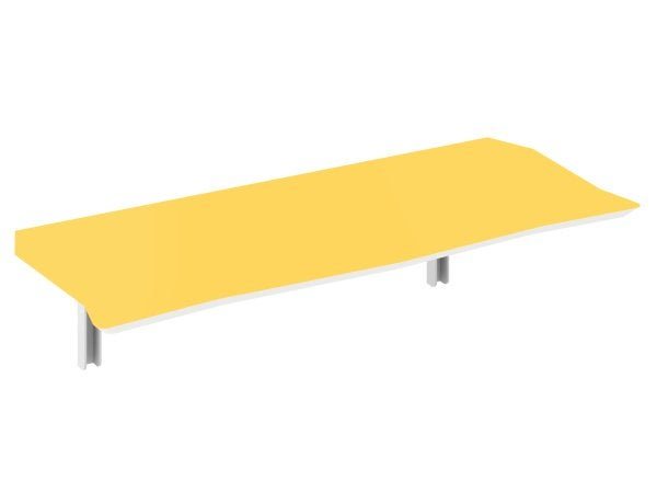 Mesa Dobrável 90 cm Linha Flat com 2 Banquetas - Cor Aspen Gold - 2