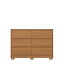 Ver imagem 4 de Cômoda para Quarto 6 Gavetas Ravenna Marrom/Cinamomo