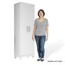 Ver imagem 7 de Armário Multiuso Organizador 2 Portas Astrid M07 Branco - Mpozenato