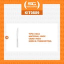 Ver imagem 2 de KIT - 12 Facas para Churrasco Buzios em Aço Inox 4 POL FIBAG - Tramontina