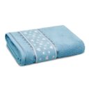 Ver imagem 2 de Jogo de Toalha 4 Peças - Charme Coração - 100% Algodão - Appel Cor: Azul / Rosa Bebê