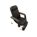 Ver imagem 1 de Poltrona Hospitalar Descanso Reclinável com Perneira Independente e Rodízios Preta