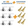 Kit 06 Acabamento Registro C73 Abs 1/2' ou 3/4" para Reg Docol - 1