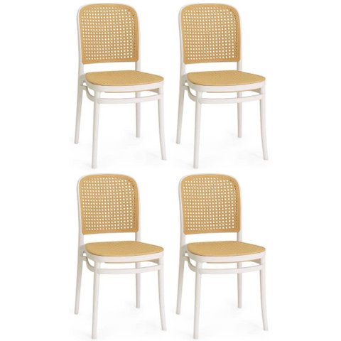Kit 4 Cadeiras de Jantar Roma para Sala e Cozinha