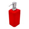 Dispenser Porta Sabonete Líquido 300ml Com Fixação Parede:Vermelho - 1