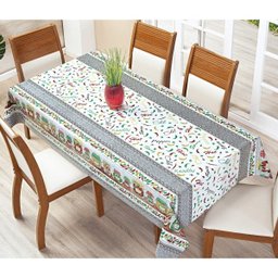 Toalha Plástico Mesa Cozinha 4 Lugar 1,40 x 1,40 Pimenta - 2 Toalha Plástico Mesa Cozinha 4 Lugar 1,40 x 1,40 Pimenta - 2