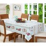 Toalha de Mesa Estampada Térmica 6 Lugares 2,20M Casa Salmos - 1