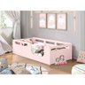 Cama Montessori Solteiro Rosa - 2