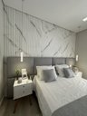 Ver imagem 3 de Painel Ripado Compacto 274x25cm Larg.: 01 Unid. (0,69m²) - Mdf - Talatto Painéis - Marmorizado