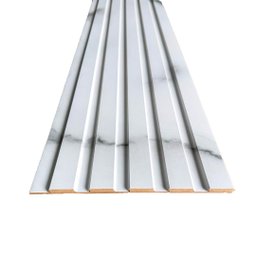 Painel Ripado Compacto 274x25cm Larg.: 01 Unid. (0,69m²) - Mdf - Talatto Painéis - Marmorizado - 4