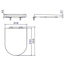 Assento Termofixo Deca com Easy Clean e Slow Close Carrara/lk/nuova/level Branco - Ap.236.17 - 3