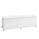 Ver imagem 1 de Recamier Calçadeira Baú Casal 135cm Bled C14 Branco - Mpozenato