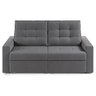 Sofá Retrátil e Reclinável 202cm 2 Lugares Colorado Plus M08 Suede Grafite - Mpozenato - 4