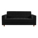 Ver imagem 2 de Kit Sofá 3 Lugares E 2 Poltronas Verona - Suede - Preto