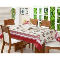 Toalha Térmica Plástico Mesa Estampada 4 Lugar Sofia - 1