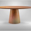 Ver imagem 1 de Mesa de Jantar Cone Oval 120x80 Cm Cinamomo