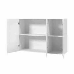 Armário Aéreo 3 Portas Suspenso para Quarto Cozinha Sala Rede Móveis - 2