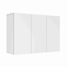 Armário Aéreo 3 Portas Suspenso para Quarto Cozinha Sala Rede Móveis - 1