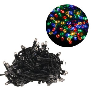 Pisca Pisca Cordão 100 Lâmpadas Super Led 10 Metros Preto:branco