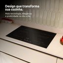 Ver imagem 6 de Cooktop Indução Mueller MCN4BL 4 Bocas Vitrocerâmico com Timer Preto 220V