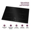 Ver imagem 5 de Cooktop Indução Mueller MCN4BL 4 Bocas Vitrocerâmico com Timer Preto 220V