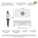 Ver imagem 4 de Rack com Painel e Suporte TV 65" Retrô Flórida Multimóveis V3134