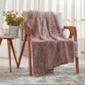 Manta Casal Brushed Microfibra Flannel 180x230 Cognac - 2