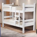 Ver imagem 6 de Beliche Solteiro Mdf 199x95 Cm Leticia Branco Decmade