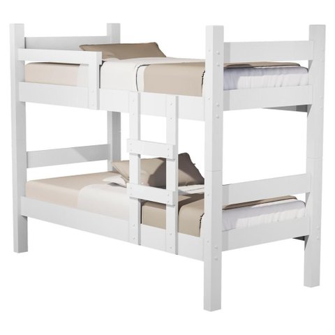 Beliche Solteiro Mdf 199x95 Cm Leticia Branco Decmade