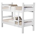 Ver imagem 1 de Beliche Solteiro Mdf 199x95 Cm Leticia Branco Decmade