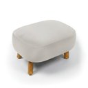 Ver imagem 1 de Puff Sala Decorativo Jhessy Madeira Suede D03 - D'rossi