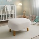 Ver imagem 2 de Puff Sala Decorativo Jhessy Madeira Suede D03 - D'rossi
