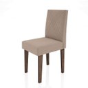 Ver imagem 4 de Conjunto Mesa Isabela 6 Cadeiras Taj Mahal Espresso Móveis