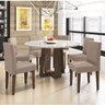 Conjunto Mesa Isabela 6 Cadeiras Taj Mahal Espresso Móveis - 1