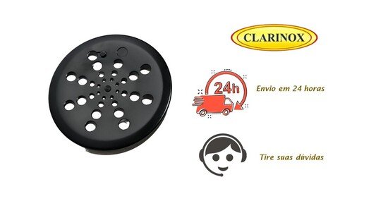 Kit 2 Ralos Grelha 10X10 Redondo Com Caixilho Fecho Sistema Abre e Fecha Para Banheiro - 8