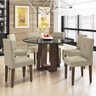 Conjunto Mesa Isabela 6 Cadeiras Taj Mahal Espresso Móveis - 1